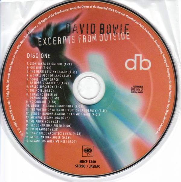 CD 1, Bowie, David - 1. Outside